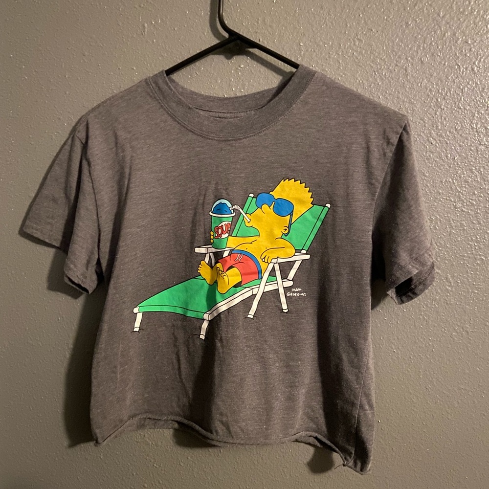 Bart Simpson crop top